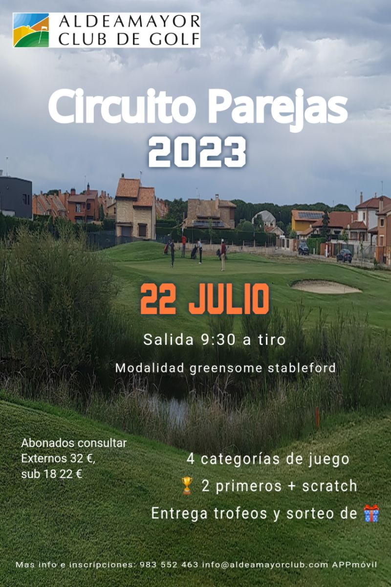 CIRCUITO DE PAREJAS 2023 Torneos De Golf MisTorneosDeGolf